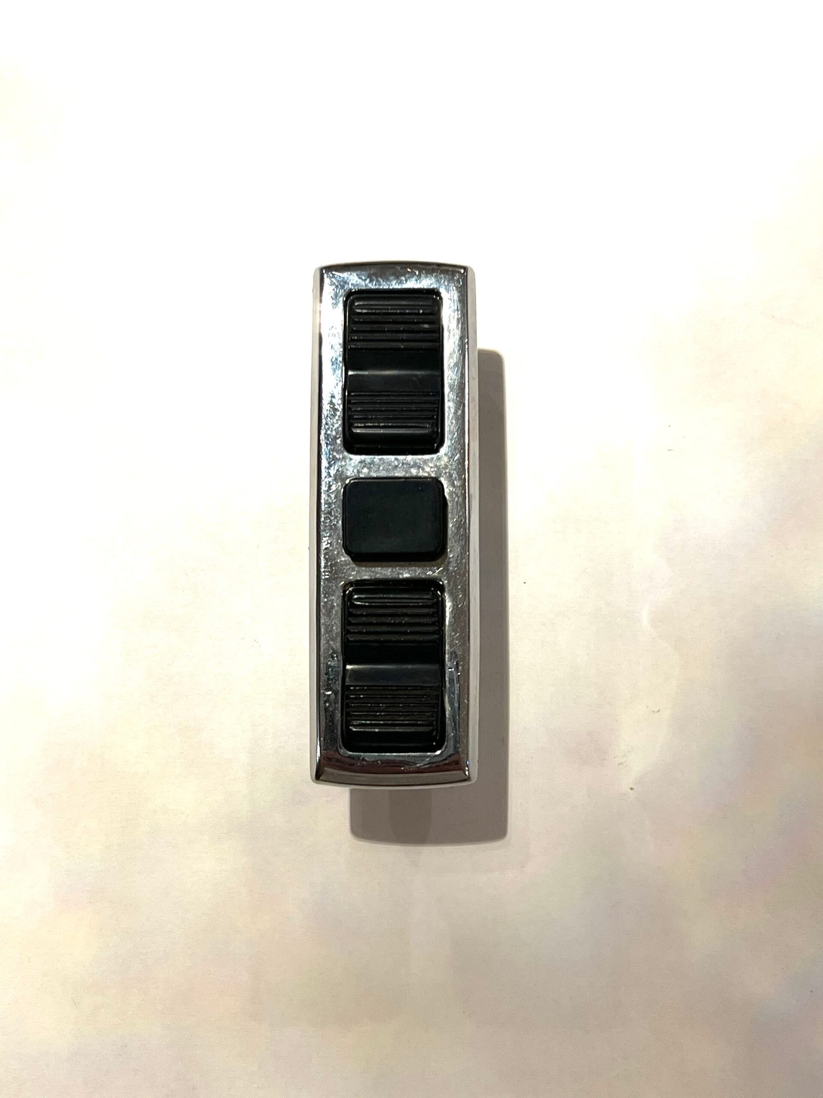 Mercedes W114 R107 W123 Front Left Door Dual Window Switch Chrome 0018214951