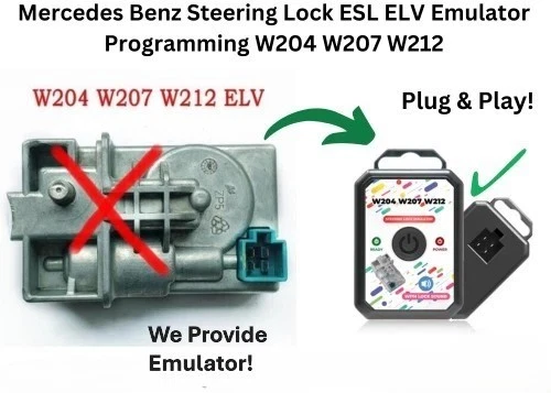 W204 W207 W212 ESL Emulator Programming Service Plug n Play